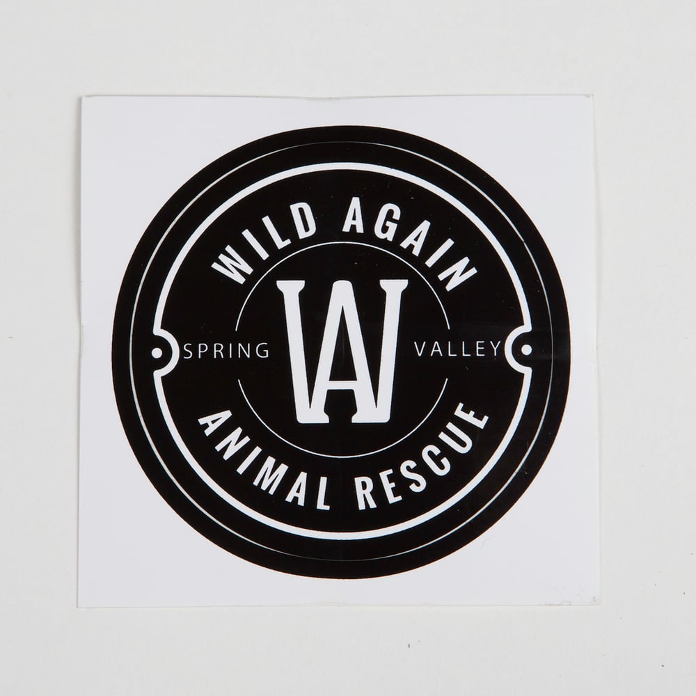 Image of Wild Again Sticker - Black