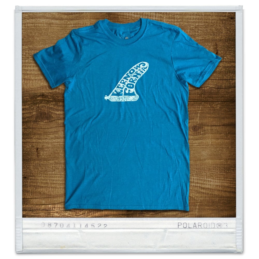 Image of Mens - Fin, T-shirt  (Navy or Cyan)