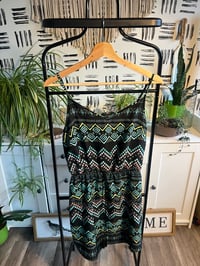 Image 1 of printed draw string dress