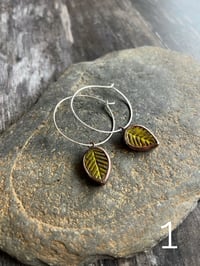 Image 4 of Autumn Leaf Hoops