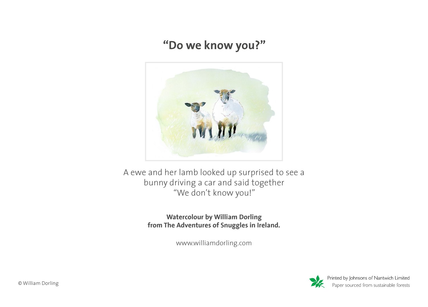 Image of Lamb & Ewe - Do we know you?