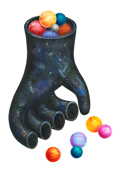 Image of Space Hand Limited Edition Giclée Print