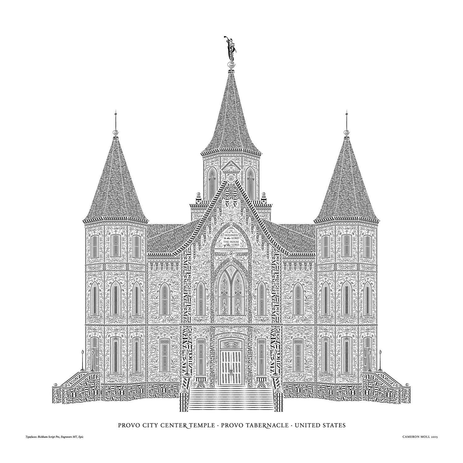 Image of Provo Tabernacle in Type
