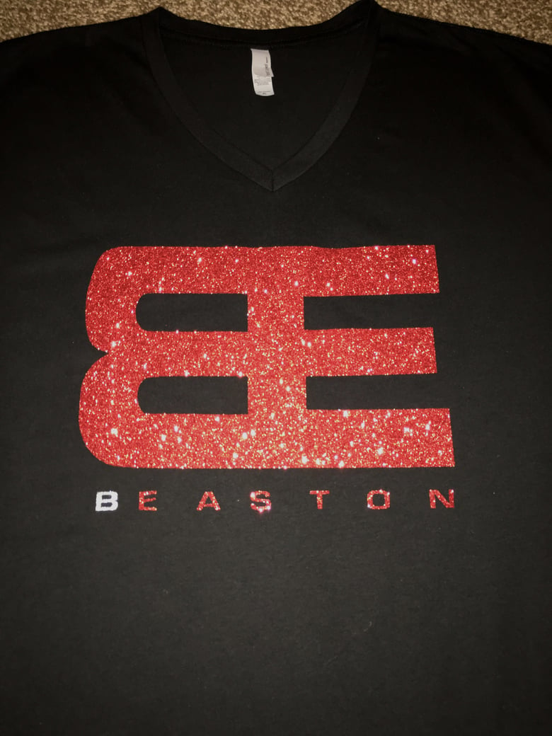Image of BEaston Black and Red Tee