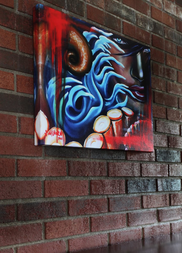 Image of "Deceptive Undertow"- Gallery Wrapped Canvas Print 