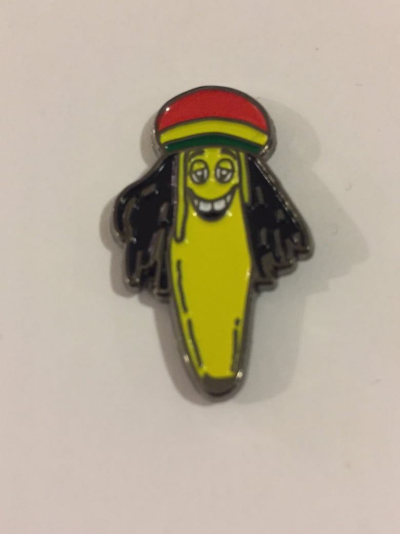 Image of Rasta banana 1.25" Pin