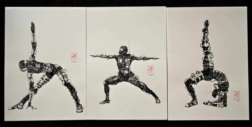 Image of Yogi-Tech Silk Screen Prints III