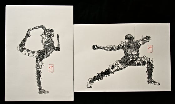 Image of Yogi-Tech Silk Screen Prints II