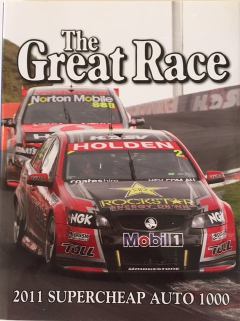 Image of The Great Race book 31. Bathurst 1000 2011. HRT Last book of series.