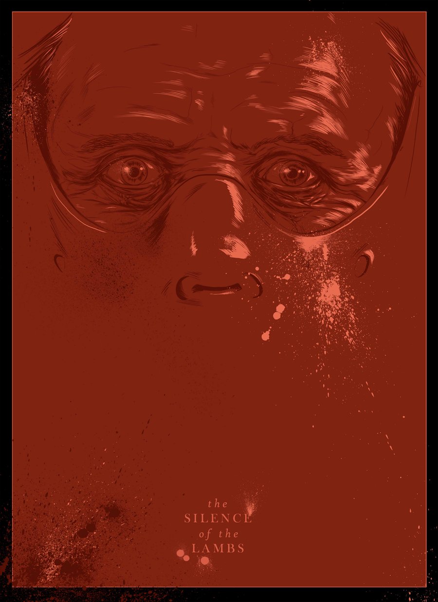 Image of Silence of the Lambs A2 Print