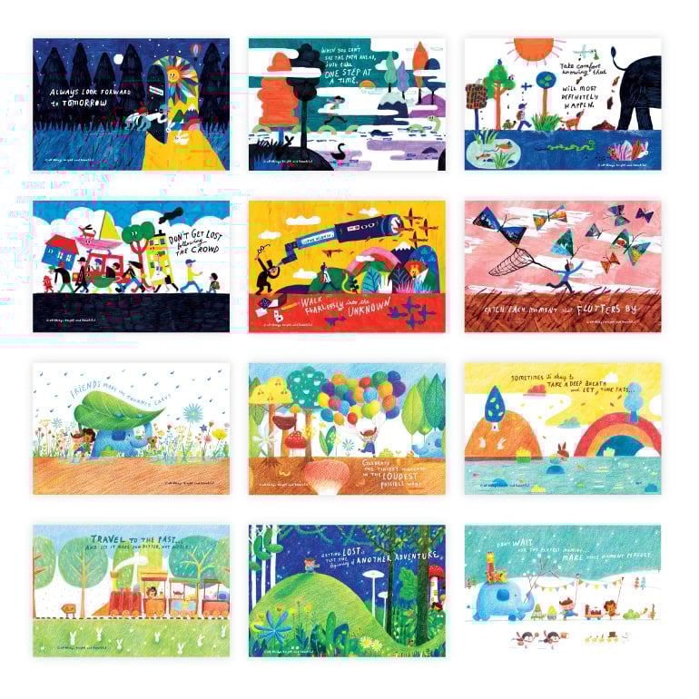 Image of Traveller Postcard Set