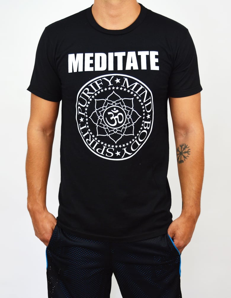 Image of Meditate Purify Mind Body Spirit T-Shirt 