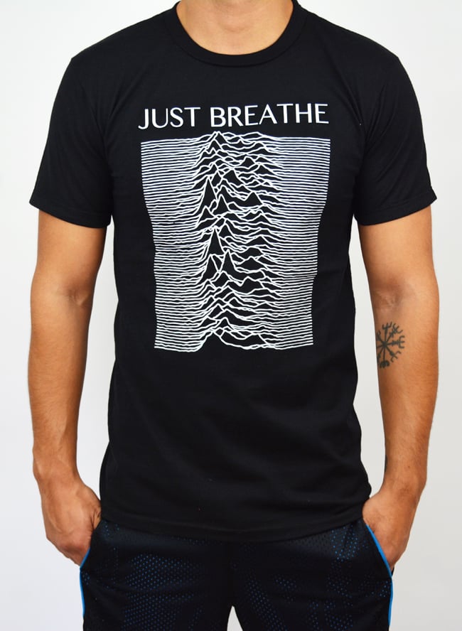 Image of Just Breathe Black T-Shirt