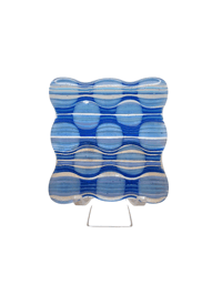 Image 1 of 6" Fused Glass Optics Dish
