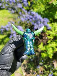 Image 2 of Long horn DragonHead collab with @tonykazyglass