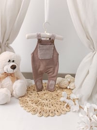 Image 1 of Newborn romper for photo shoots | Dylan | cocoa brown