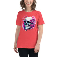 Image 5 of Watercolor skull 2 Women's Relaxed T-Shirt