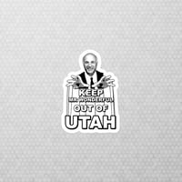 Image 3 of Keep mr wonderful out of utah sticker