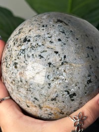 Image 5 of XL RAINBOW ORBICULAR JASPER SPHERE