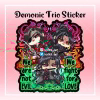 Image 4 of MXTX Trio Enamel Pin Set [IN HANDS]
