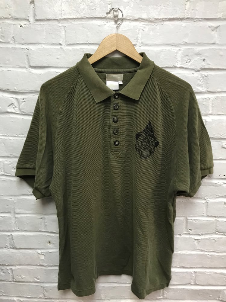 Image of ARMY GREEN WIZARD SHIRT