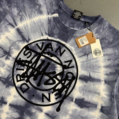 Image of Stussy x Dries Van Noten Tie Dye T-Shirt, Size Large.