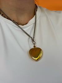 Image 3 of Heart Shape Eska Pocket/Necklace Watch