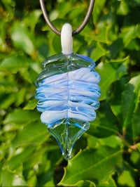 Image 1 of Cobalt & White Leaf