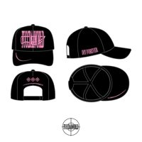 Image 1 of BLAK PINK NEEDLE HAT