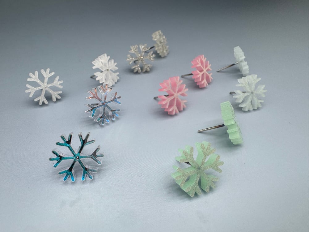 Image of Náušnice Vločky s