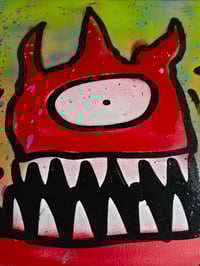 Image 9 of Encounter with the Red Cyclops Painting