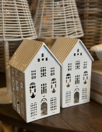 Image 1 of White Enamel Gloss Candle House