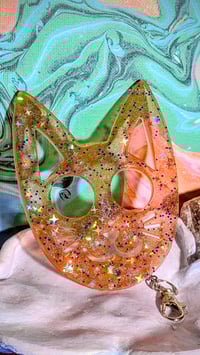 Image 3 of Kitty Clip Keychain in Pink Dreams Mix 💕