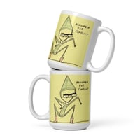 Image 1 of White glossy mug conflict 