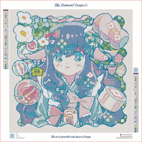 Image 3 of Wish Full Size Diamond Painting by Hiroko 