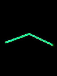 Image 5 of @Kaoticartworks 3-D Resin & Grip-tec GLOW Segmented Knife Scales