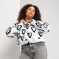 Image 2 of I Heart Me Women’s Cropped Windbreaker