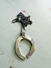 Image 5 of sterling silver Rumi quote naja pendant