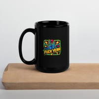 Image 2 of FUCKYEAH Black Glossy Mug