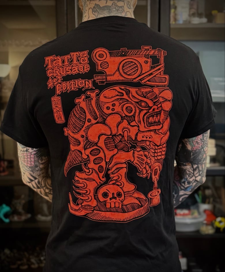 Image of Tattoo crusade back print