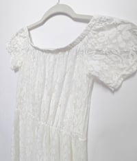 Image 5 of Wedding Season Ivory Lace Maternity Maxi Dress