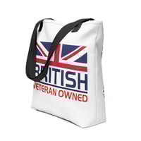 British Veteran Owned Tote bag