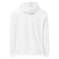 Image 6 of Unisex organic mid-weight BLACK FEATHER hoodie