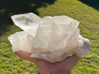 Image 12 of Large Clear Quartz Points Cluster Statement Piece #2068