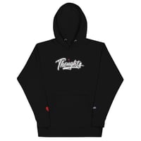 Image 2 of Thoughts Clothing 'Authentic Logo Hearted' Unisex Hoodie