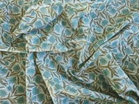 Image 1 of Namaste fabric tulipes vertes