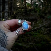 Image 3 of Moonstone Ring~Sz 7.5/7.75