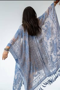 Image 5 of Crushin on You Velvet Kimono