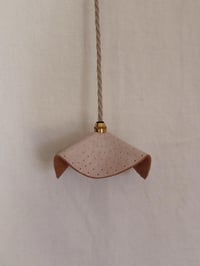 Image 2 of Sculptural pierced and painted pendant 