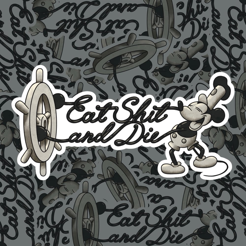 Steamboat Willie Sticker